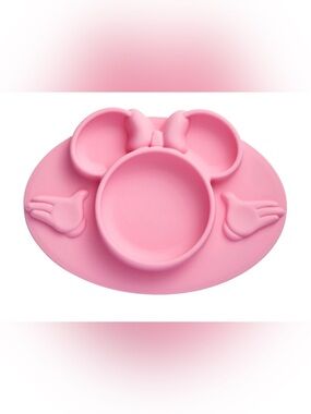Disney x The First Years Minnie Mouse Pink Silicone Plate & Placemat In One